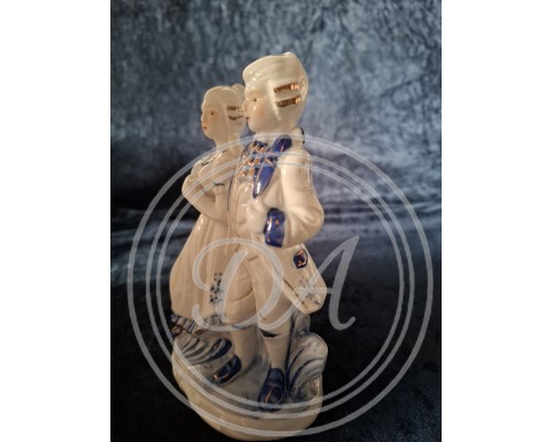 Rococo couple figure, China