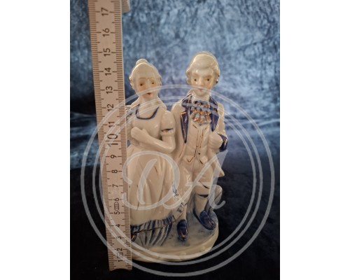 Rococo couple figure, China