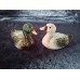 A pair of antique Royal Copley ceramic mallard figurines