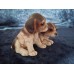 Beagle/Cocker Spaniel puppy figurine, USA