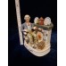 Porcelain figurine "Man Reading in Front of a Fireplace", Italy