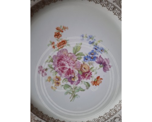 Antique bowl “Meissen Bouquet of Flowers” ​​Tirschenreuth 1903