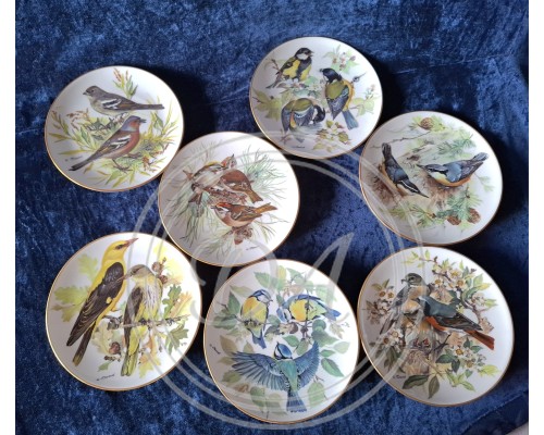 Collector's set "Songbirds of Europe", 7-piece, Germany