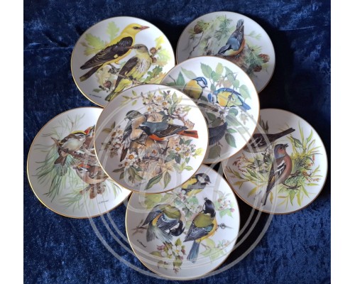 Collector's set "Songbirds of Europe", 7-piece, Germany