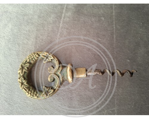 Vintage brass corkscrew, Germany 