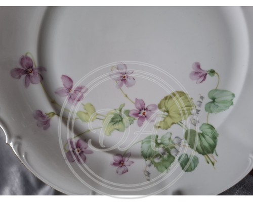 dish Hutschenreuther "Violets "