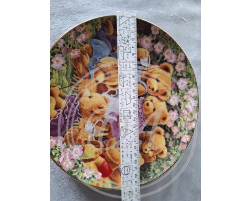 Collectible plate "Bears Tea Party" by Bareuter