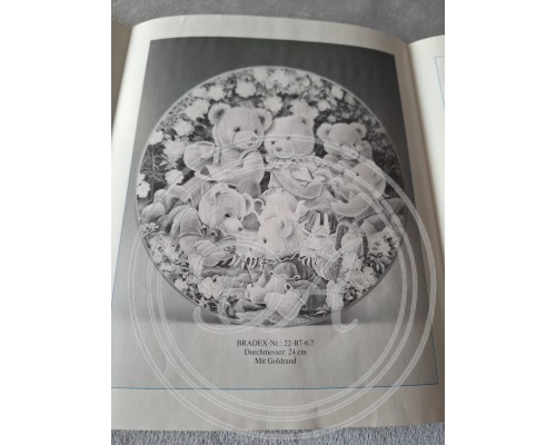 Collectible plate "Bears Tea Party" by Bareuter