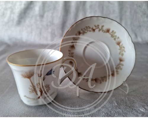 Tea set "Flora Nordic", Hutschenreuter (Pulsatilla)