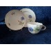Meissen Trio “New Cutout” Blue Anemones