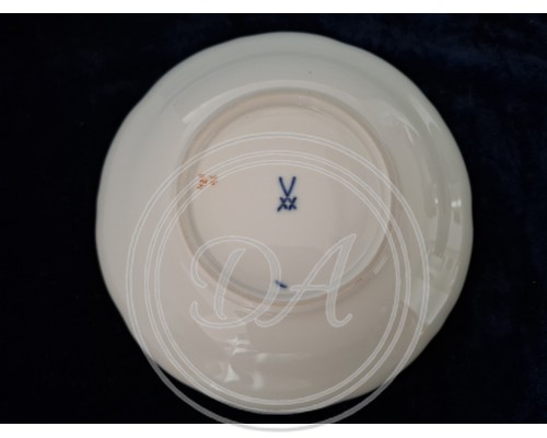 Meissen Trio “New Cutout” Blue Anemones