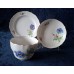 Meissen Trio “New Cutout” Blue Anemones