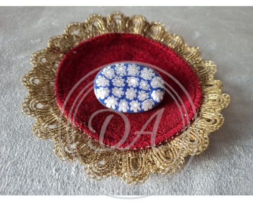 Antique Blue Lagoon Brooch  1930s-1950s ,Germany