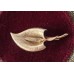 Antique brooch "Golden Calla Lily", 1930s-1950s , France