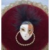 Vintage Venetian Mask Brooch, 1950s/60s  Made in Italy