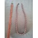 Pink beaded necklace, France