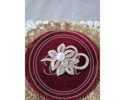 Vintage-Brosche „Gänseblümchen“, 1960er-1980er Jahre , Frankreich
