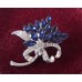 Vintage brooch "Blue Bouquet", 1960s-1980s ,France