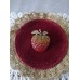 Brooch vintage "Apple Crystal "Italy
