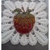 Brooch vintage "Apple Crystal "Italy