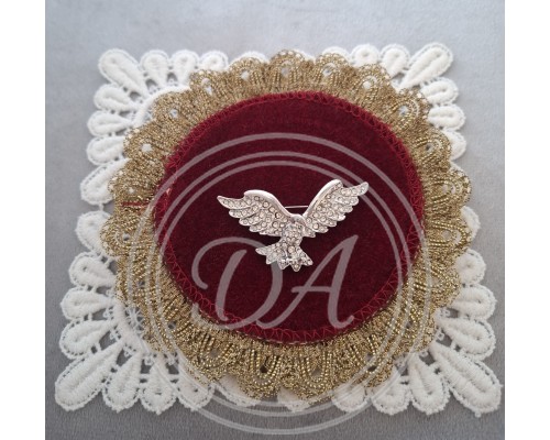 Vintage Silver Eagle Brooch, 1960s-1980s  Made in Italy