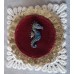 Vintage-Brosche „Seepferdchen“, 1960er- bis 1980er-Jahre,Frankreich
