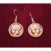 French butterfly earrings