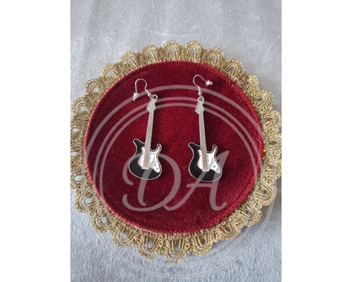Guitar earrings, France