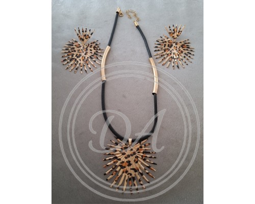 Necklace and earrings