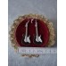 Guitar earrings, France