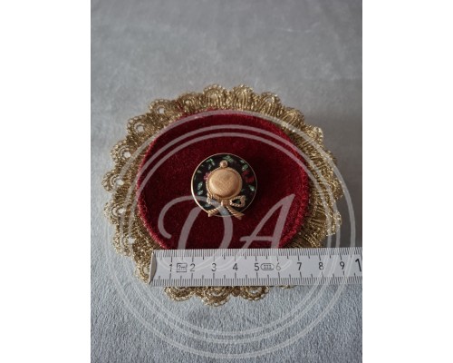 Antique brooch "Ladies' Hat", 1930–1950, France