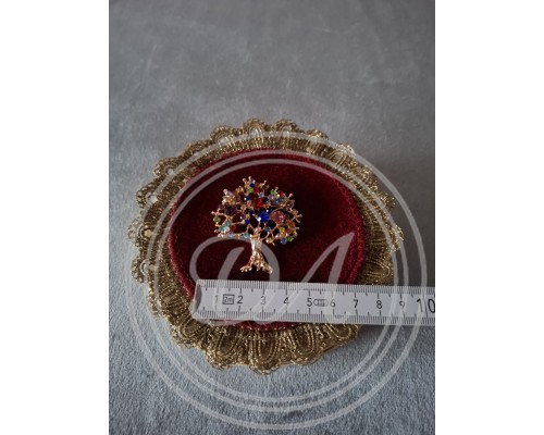 Vintage rhinestone brooch, 1960s-1980s ,France