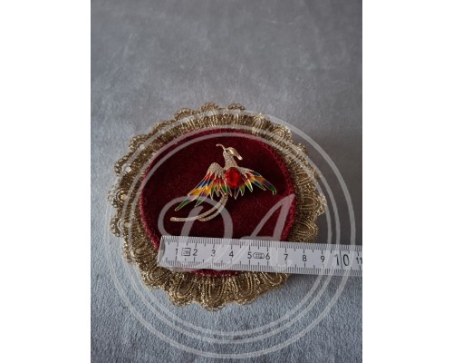 Vintage-Brosche „Feuervogel“  1960er-1980er Jahre, Frankreich