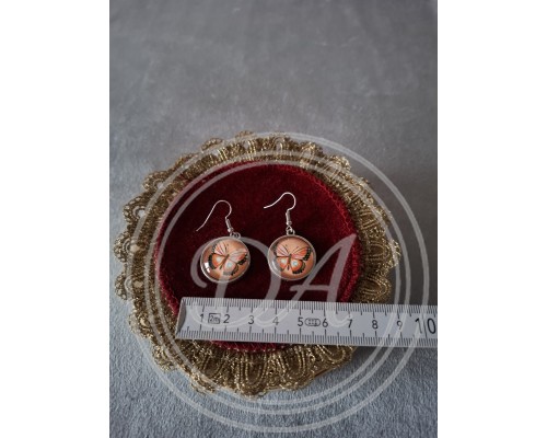 French butterfly earrings