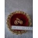 Vintage bicycle brooch with rhinestones, 1950s/60s ,Germany