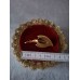 Antique brooch "Golden Calla Lily", 1930s-1950s , France