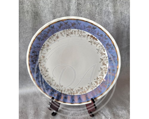 Bavaria Decanter Plate"blauer Rand"