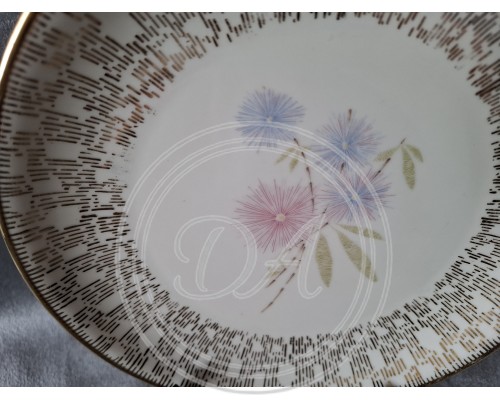 Bavaria Decanter Plate"blaue Gänseblümchen"