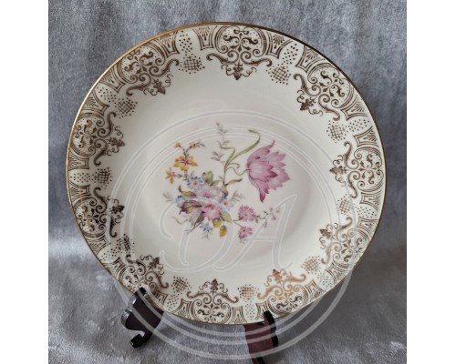 Bavaria Decanter Plate"rosa Tulpe"