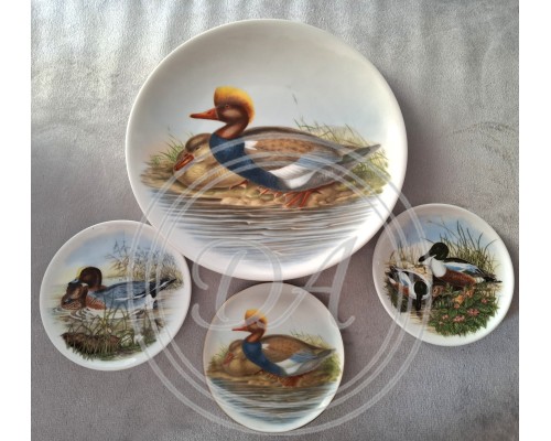 Set of collectible plates “Ducks” (1+3)Seltmann 