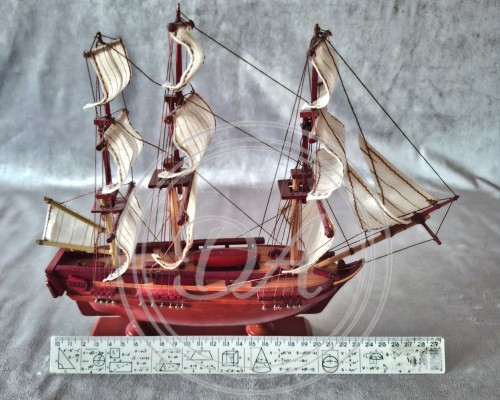 Model of the sailing ship Bounty, vintage