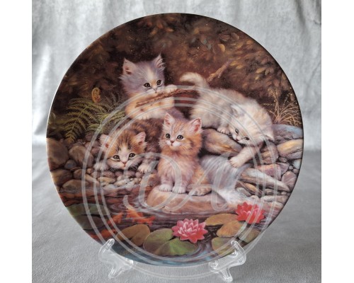  Kollektion Kahla Kittens „Kätzchen am Seerosenteich“
