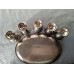 Vintage silver-plated shot glasses and a tray, Germany