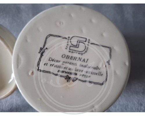 Sarreguemines Obernai foie gras terrine.