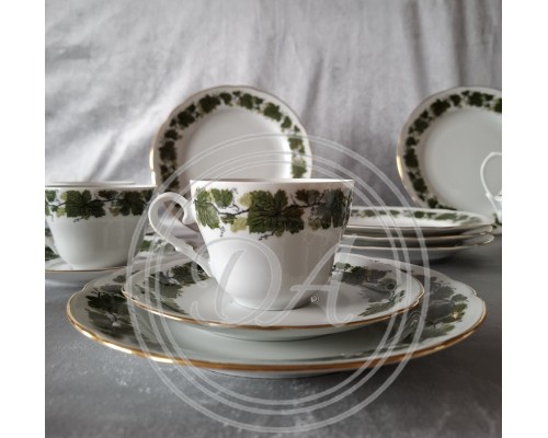 A coffee set from Burg Lindau, Germany.