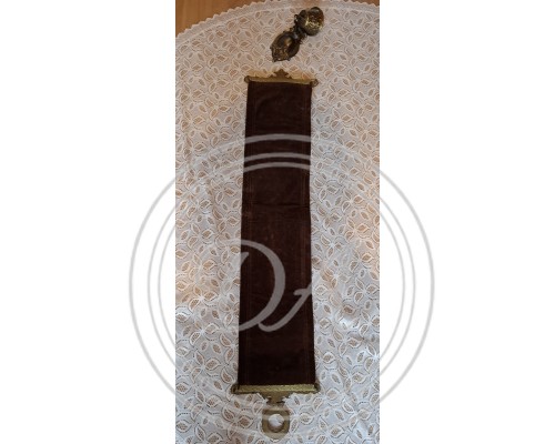Antik Hand-made brass bell panel with a bird motif.