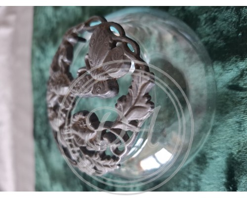Glass box with a butterfly