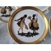 Füstenberg plate"Rococo"  set (1 +6 )