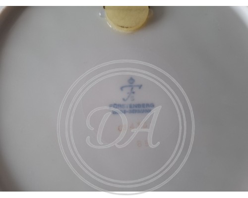 Füstenberg plate"Rococo"  set (1 +6 )