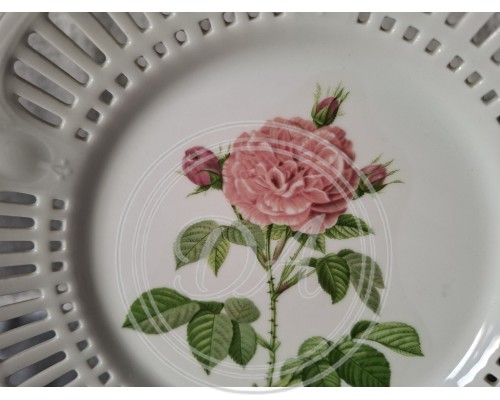 Dekorativer Teller Schumann "Rose"